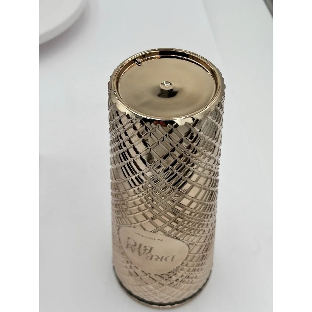 RACHEL MIRIAM Dream Big Metallic Gold Tumbler 24 oz - New in Packaging BPA Free